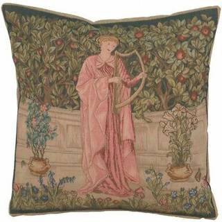 Charlotte Home m?bler Inc. C MENESTREL Square Throw Pillow Cover - 19 X 19 Dekorativ Boho Pude -sag til europ?isk bomuldsrumsindretning Jacquard