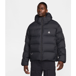 Løstsiddende Nike ACG "Lunar Lake" PrimaLoft® Therma-FIT ADV-jakke med hætte til mænd - sort - XXL