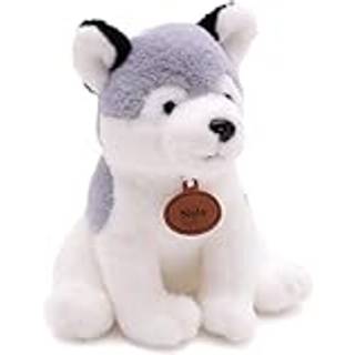 Toyland 25cm (10 """") Nola The Husky Soft Toy - Sitting Down Plush Dog - Lämplig från födseln