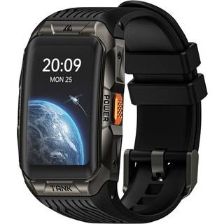 Kospet Tank X2 Ultra Black 17000024102 - Herre - 42 mm - Smartwatch - Quartz m. Oplader - Gorilla Glas