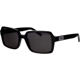 GCDS Unisex GD0059 01A Solbriller Acetat Sort Røg Firkantet Normal
