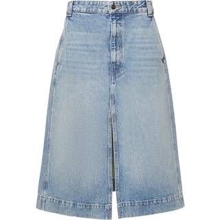 Khaite Charlene denim midi skirt - blue - 30