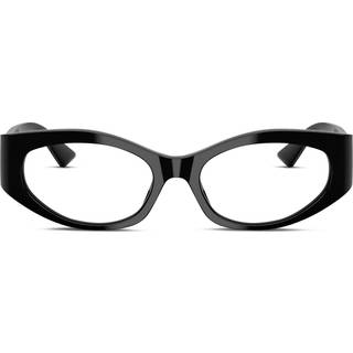 Versace Kvinde VE3369 GB1 Optiske stel Acetat Sort Transparent Geometrisk Normal