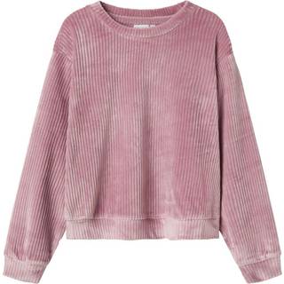 Name It Mauve Orchid Velvet Short Top