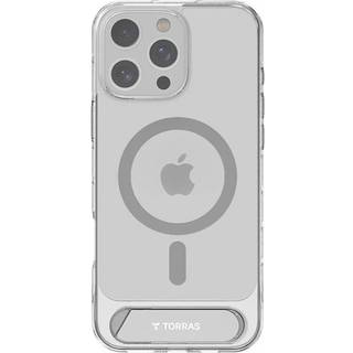 Torras Pstand Series Case for iPhone 16 Pro (Transparent)