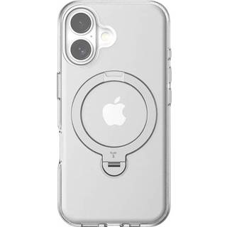 TORRAS - iPhone 16 - Hybrid Plastik Cover m. Ståfunktion - MagSafe Kompatibel - Gennemsigtig