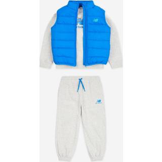 New Balance New Balance Grey Baby Boys Sweatshirt Joggers And Gilet Set