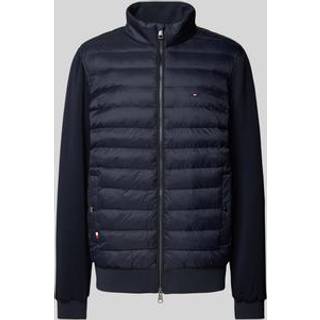 Stand Collar Quilted Sweatjakke, Desert Sky, M