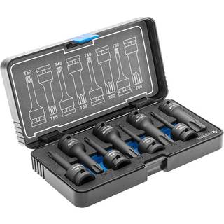 Impuls socket sæt Hogert HT6R002; 1/2''; 8 stk.