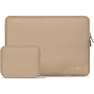 Tech-Protect Neoslim MacBook/Laptop 13-14" Sleeve m. Lille Taske - Beige