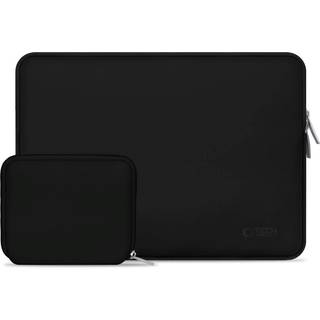 Tech-Protect Neoslim Laptop-etui 15-16" med tilbehørstaske - Sort