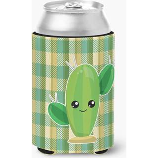 """" Caroline's Treasures BB6852CC Cactus Plaid Can eller Bottle Hugger kan hugger multicolor """"