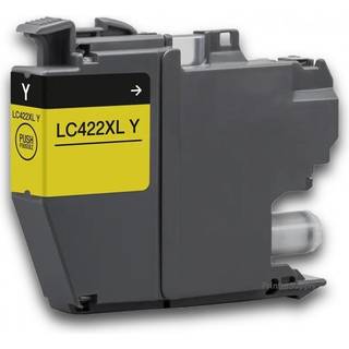 Brother LC422XLY gul XL blækpatron - Kompatibel