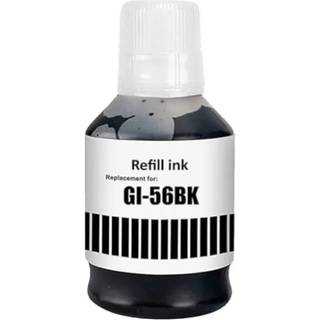 Canon GI-56BK sort refill 170 ml 4412C001 alternativ