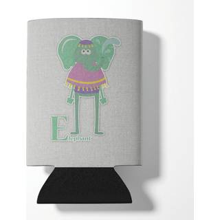 """" Caroline's Treasures Alphabet E for Elephant Can eller Bottle Hugger Can Hugger Multicolor """"