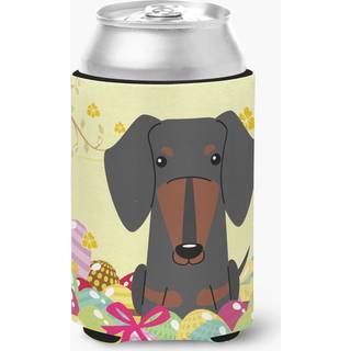 """" Caroline's Treasures Easter Eggs Dachshund Black Tan Can eller Bottle Hugger Can Hugger Multicolor """"