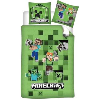 Minecraft sengetøj - Creeper boom TNT