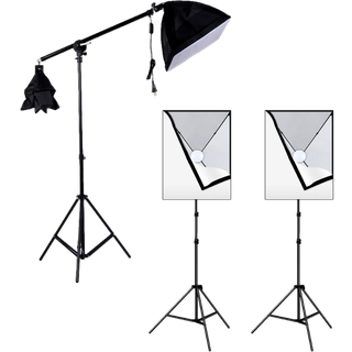 Softbox Lys Sæt 3 stk med Stativ og Vægtstang