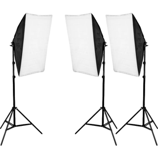 Softbox med stativ - 3 stk sæt