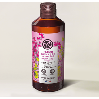 Yves rocher relaxing bath & shower gel meadow flower & heather 400ml