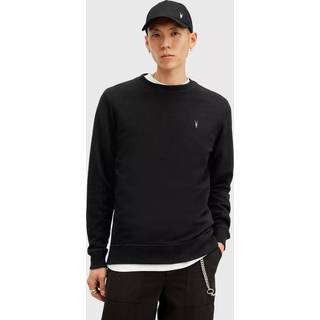 All Saints AllSaints Black Slim Fit Raven Sweatshirt