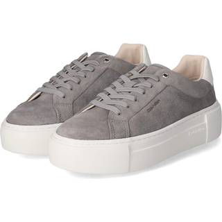 Suede Platform Trainers - Grey - EU 38