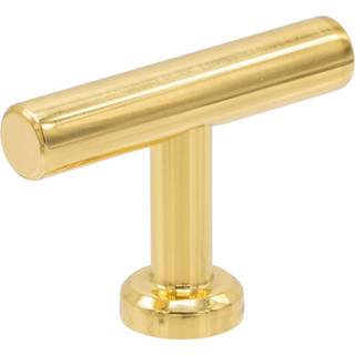 Beslag Design Viva T Knop - Knopper og dørhåndtag Messing Poleret Messing - 304400-11