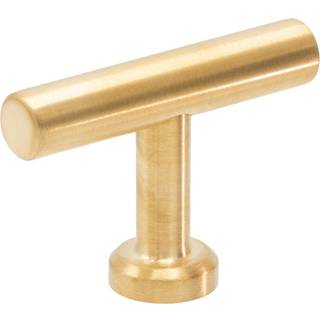 Beslag Design Viva T Knop - Knopper og dørhåndtag Messing Børstet messing - 304403-11