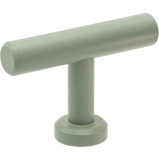 Beslag Design Viva T Knop - Knopper og dørhåndtag Stål Sage Green - 304398-11