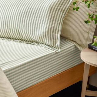Yard Yard Forest Hebden Striped 100% Cotton Fitted Sheet