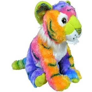 Wild Republic Rainbowkins Tiger fylld djur 12 tum Plush Toy Fill är spunnet återvunnet vattenflaskor