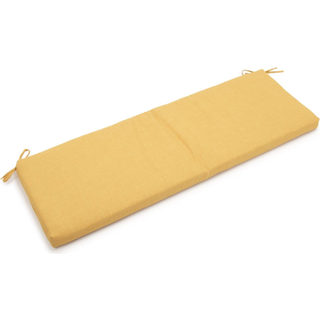 Blazing Needles Indoor/Outdoor Bench Pushion 1 Count (Pack of 1) Lemon