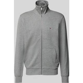 Stand-Up Collar Zip-Thru Sweatshirt