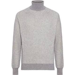 BOGGI MILANO Herren Rollkragenpullover grau unifarben