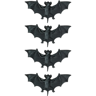 Schwarze Fledermäuse 4 St. 10cm