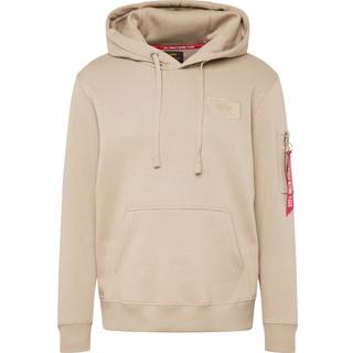 ALPHA INDUSTRIES Herren Hoodie beige unifarben