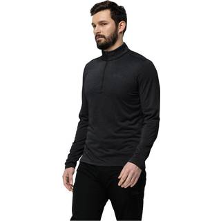 Jack Wolfskin Men's Sky Thermal Half Zip Black, L
