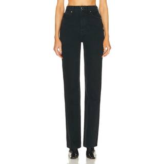 Khaite Danielle high-rise straight jeans - black - 28