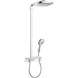 Hansgrohe Raindance Select 300x190 3jet Showerpipe - Krom / Hvid - 27127400