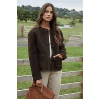 Threadbare Teddystof Fleece Toggle Jakkesmall