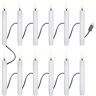 UYUNI LED 12 Juletræs lys, USB-C, hvid, B1,3xH11cm