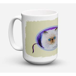 """" Caroline's Treasures SS8020CM15 Cat Opvaskemaskine Sikker mikrob?lgebart keramisk kaffekrus 15 oz multicolor """"