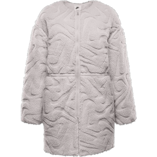 Løs Nike Sportswear-jakke med høj fyldkraft til kvinder - brun - XL (EU 48-50)