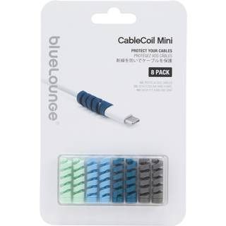 Bluelounge Design CableCoil Mini - 9-pack - Blue