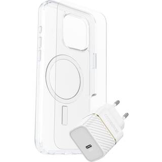 OtterBox KIT Apple iPhone 16 Pro Max (Symmetry Clear MagSafe / Premium Glass / EU USB-C Wall Charger 30W - white)
