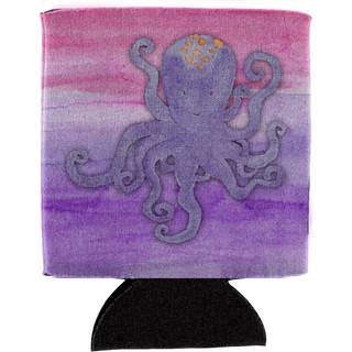 """" Caroline's Treasures Octopus Watercolor Decorative kan Hugger Multicolor """"