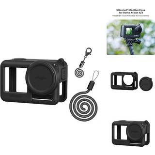 DJI Osmo Action Kamera Beskyttelsesetui i Sort Silikone