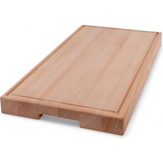 Skærebræt med håndtag og rende, olieret bøg, 60x30x4 cm - AT-Line