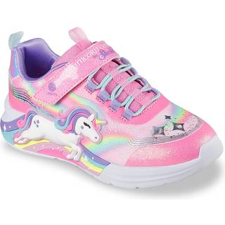 Skechers S-Lights Unicorn Chaser Sneaker Pink 302298N (27-36) - 31