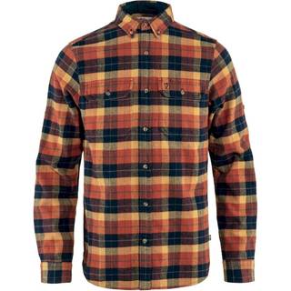 Fjällräven Singi Heavy Flannel Shirt Men-autumn leaf / dark navy-XL